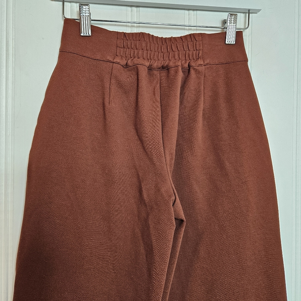 Brochu Walker High Rise Wide Leg Pants Rhodes Sienna Crop Trousers Womens Sz XS - Picture 8 of 13